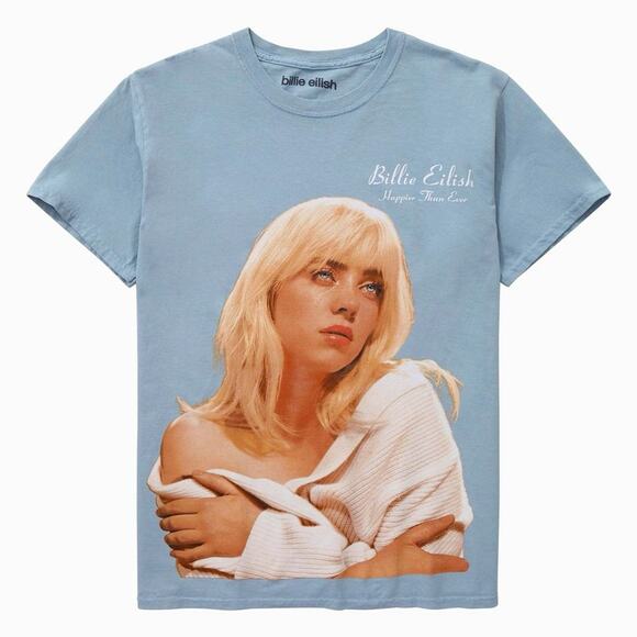 Billie Eilish Happier Than Ever Album T-Shirt Size M New w/o Tag Sold Out Online - Picture 1 of 2